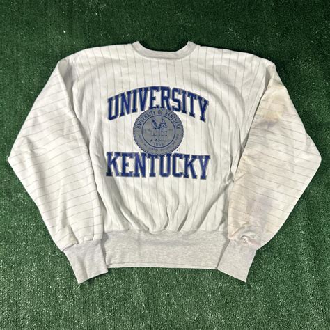 vintage university of kentucky sweatshirt size... - Depop