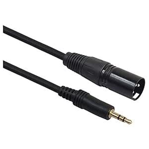 ELECTROPRIME 3.5mm (1/8 Inch) Stereo Male to XLR 3-Pin Male Cable, 10 ...
