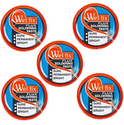 Welfix Flux Soldering Paste 15g (Pack of 5) : Amazon.in: Home Improvement