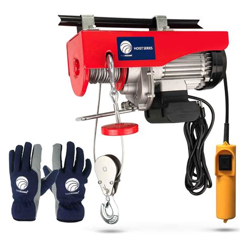 Buy Five Oceans Electric Hoist, Hoist Pulley System, Pulley Hoist, 880 ...