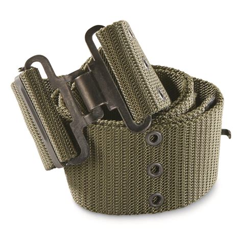 Greek Military Surplus Olive Drab Pistol Belts, 3 Pack, New - 742146 ...