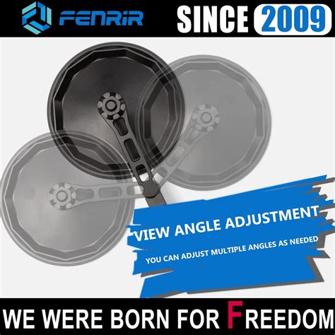 FENRIR Motorcycle Bar End Mirror with Adapter For India | Ubuy