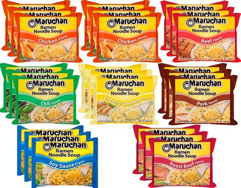 Amazon.com : Maruchan Ramen Noodle Soup Oriental Flavor - 6 ct ...