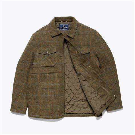 Mens Wool Coat | Highlands Plaid Wool Jacket