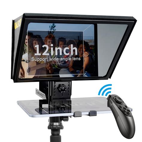 Buy All-Metal teleprompter Supports 12.9" Tablets Prompting, w/a ...