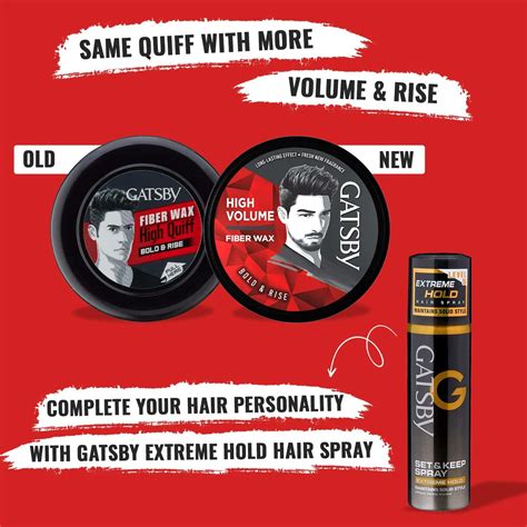 Buy GATSBY HAIR STYLING FIBER WAX BOLD & RISE 75GM Online & Get Upto 60 ...