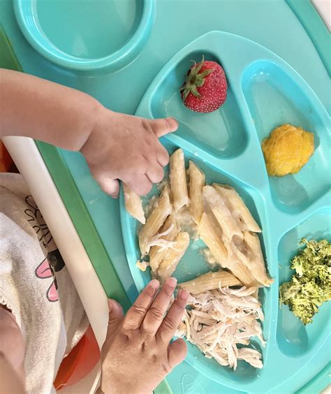 Greek yogurt alfredo was a hit! : r/foodbutforbabies