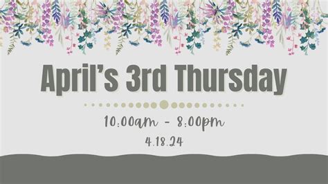 April’s 3rd Thursday , Urban Loft, Owatonna, 18 April 2024 | AllEvents