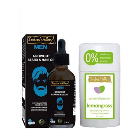 Buy INDUS VALLEY Combo of Beard Growth Oil-60ml and Alcohol Free ...