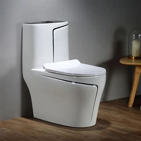 B Backline Ceramic Floor Mounted One Piece Water Closet Commode Wester