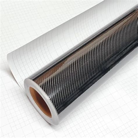 DIYAH High Gloss 6D Black Carbon Fiber Vinyl Wrap Sticker with Air ...