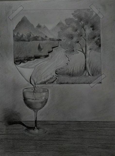 Image result for Nature Drawing Sample