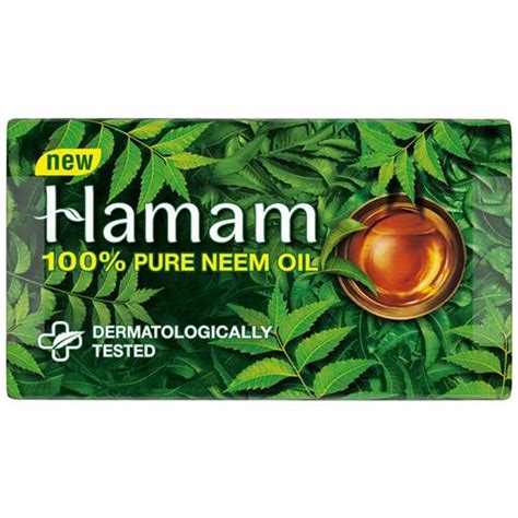 Hamam Pure Neem Oil Soap Bar, 100 g – Fetch N Buy