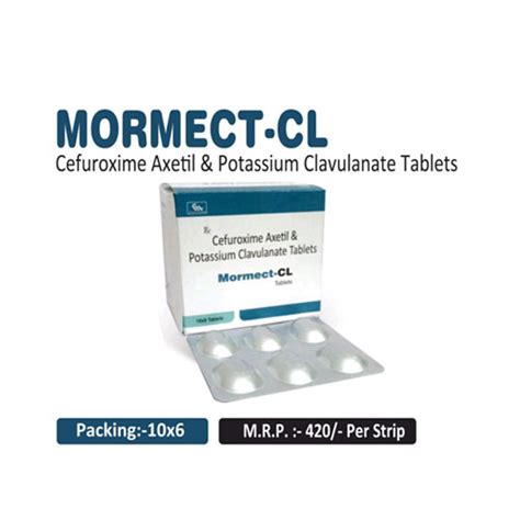 Cefuroxime 500 mg + Potassium Clavulanic 125mg Tablets Medblend Pharma