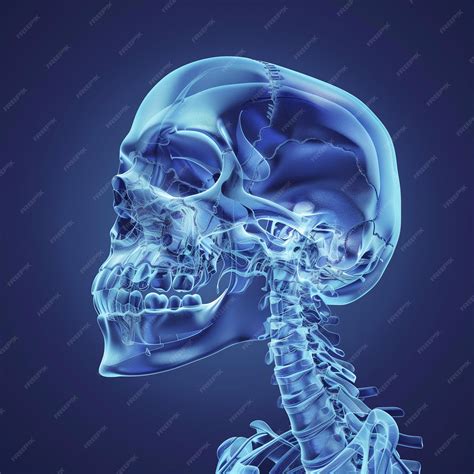 Premium Photo | Anatomy Skull Xray