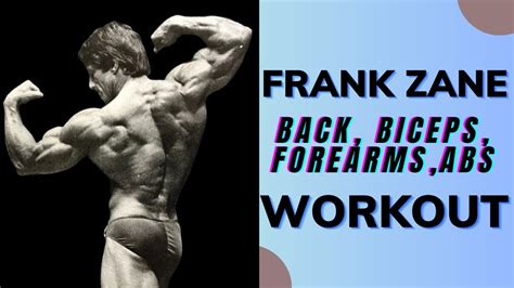 Frank Zane Workout Program 的图像结果