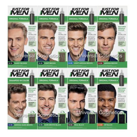 Buy Just For Men Hair Colour Original Formula Shampoo-in Mens Hair Dye ...