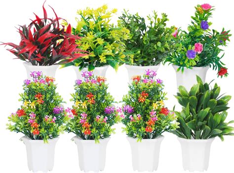 Buy amazon basics Artificial Plants with Pot|Realistic Looking| Multi ...