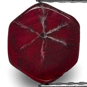 0.94-Carat Pigeon Blood Red Trapiche Ruby from Burma (Unheated) :: $423 ...