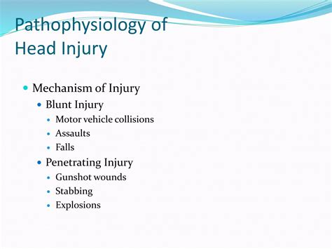 Traumatic head injury | PPTX