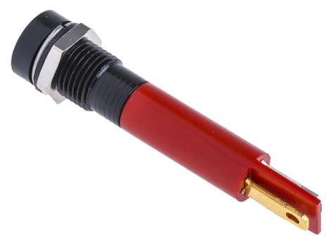 RS PRO | RS PRO Red Panel Mount Indicator, 12V, 8mm Mounting Hole Size ...
