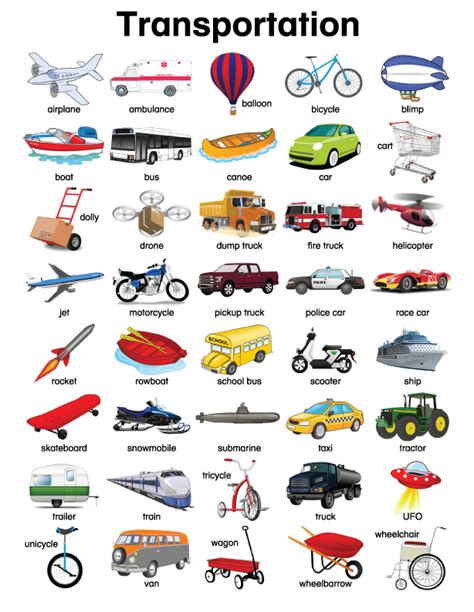 Transportation Flash Cards 的图像结果