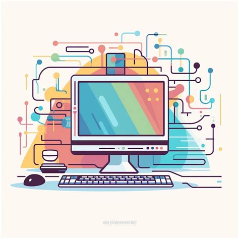 Amazing Vector Illustration Computer 的图像结果