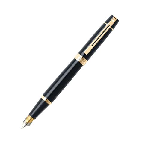 Sheaffer Giftset 300 G9325 Glossy Black with Gold Trim Fountain Pen