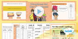 PlanIt Y5 Term 2A W5: Homophones and Near Homophones Spelling Pack