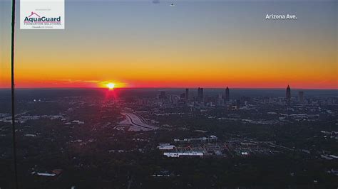 What time does the sunset | Atlanta's last 7 p.m. sunset | 11alive.com