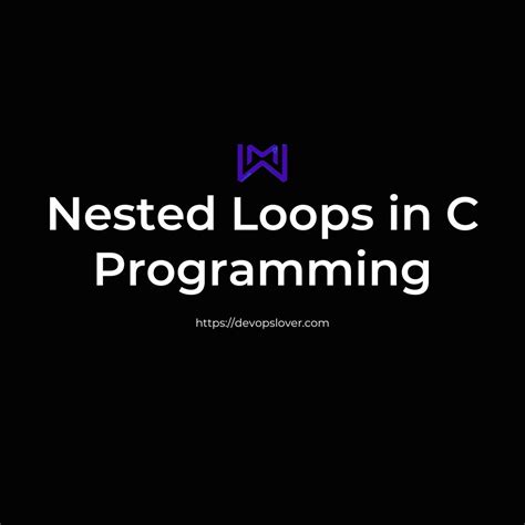 Image result for Nested Loop C Programming Simple Example