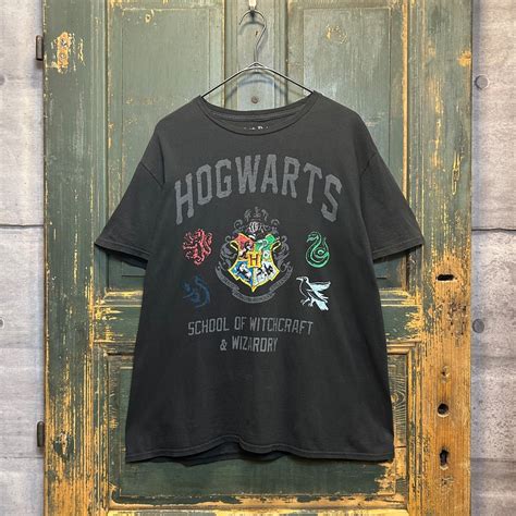 "Hogwarts print S/S T-shirt" | NER ネル 下北沢 古着屋 vintage junk art music comic