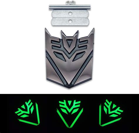 Buy Chrome Metal Transformers Decepticons Logo Car Front Grille Emblem ...