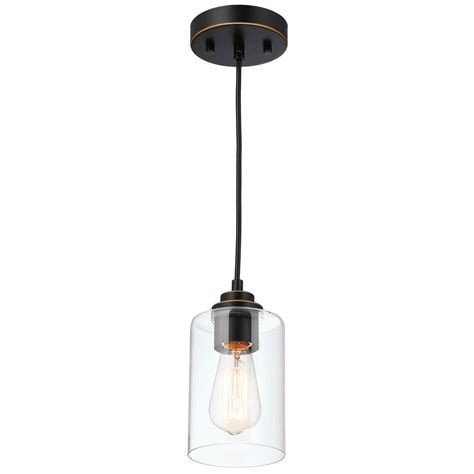 Buy 1-Light Modern Indoor Hanging Light Fixtures Industrial Pendant ...