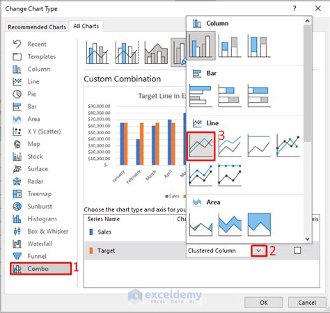 Image result for How to Make Two Target Line in Excel a Single Graph