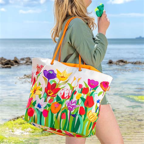 Big beach bag - Beach Bag - Tulipes - Pylones