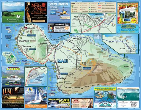 driving map of maui island