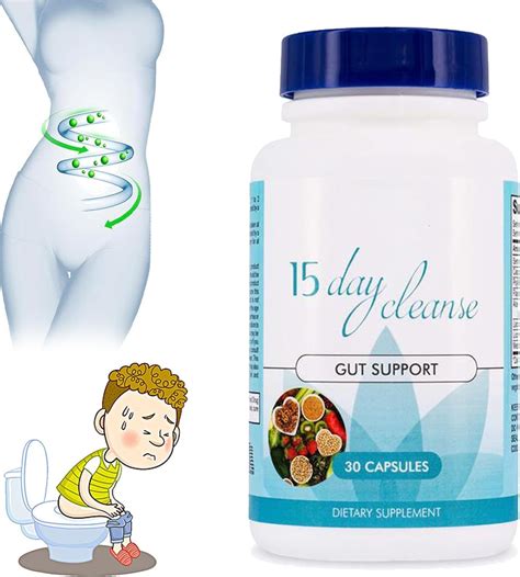 15 Day Gut Cleanse | Natural Gut & Colon Support for Men & Women | Restore Gut Health | 1 Box ...