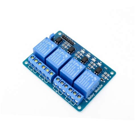 4 Channel 12V Relay Module with Optocoupler buy online at Best Price ...