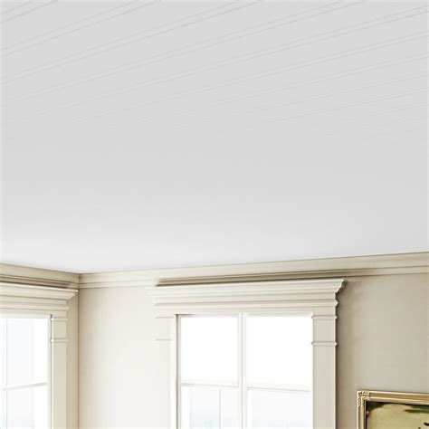 Buy ReWallpaper Faux Beadboard Wallpaper Peel and Stick White Vinyl ...