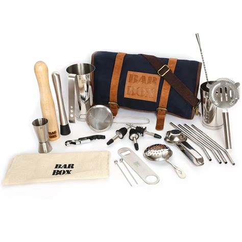Bar Box Travel Kit Bag 25 Pcs | Easy to Carry Portable Mini bar Liquor ...