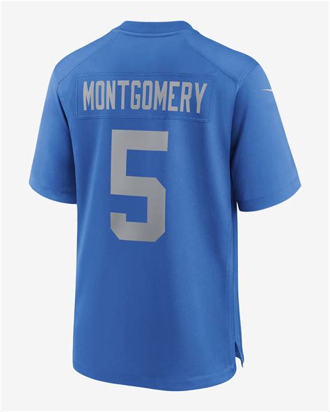 David Montgomery Detroit Lions Men's Nike NFL Game Football Jersey ...