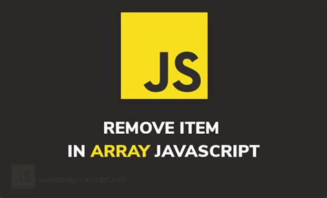 How to Remove Item From Array JavaScript 的图像结果