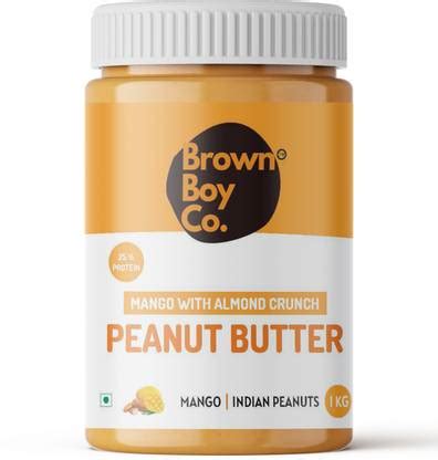 Brown Boy Co MANGO WITH ALMOND CRUNCH PEANUT BUTTER (1 KG) 1000 g Price ...