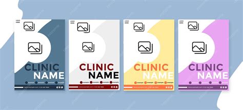 Modern clinic poster designs | Premium PSD