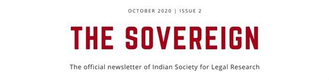 Issue 1 (1) – Indian Society for Legal Research