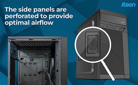 Amazon.in: Buy Foxin® ACE Desktop Computer Case/PC Cabinet - with Steel ...