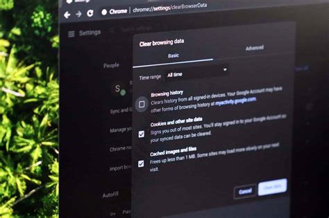 Image result for Chrome Clear Cache Memory