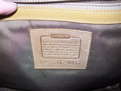 Purse Fairy Secrets: Buying Authentic Coach - what to look for