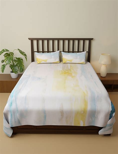 Buy Pure Cotton Printed King Size Bedsheet Set at Marks & Spencer